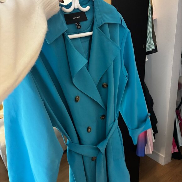 Trench Vero moda bleu - Picture 1 of 1